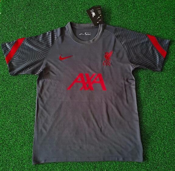 Liverpool Dark Grey Training Shirt 2020/21